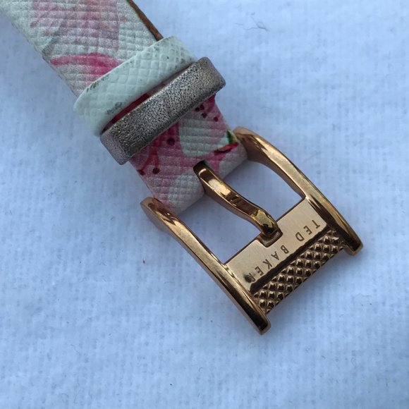 Ted Baker London Watch Leather Floral Band Women W - Picture 8 of 11